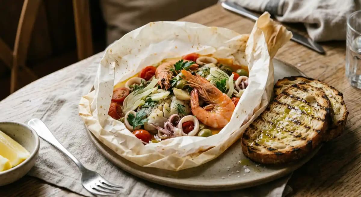 Frutti di Mare al Cartoccio