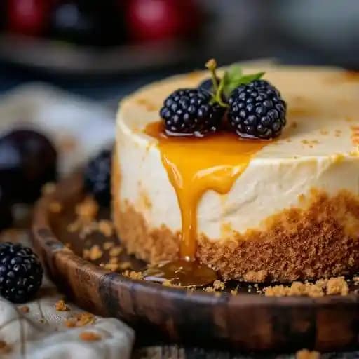 Honey Mascarpone Cheesecake