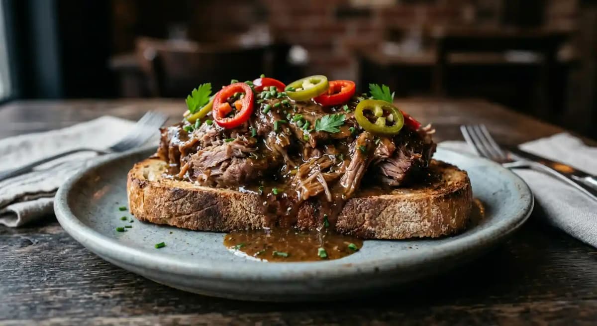 Pig's Head on Toast