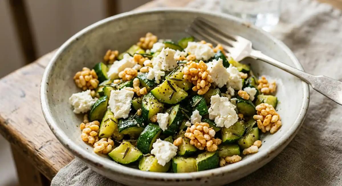 Italian grezzina courgette