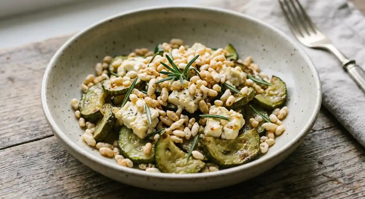 Italian grezzina courgettes