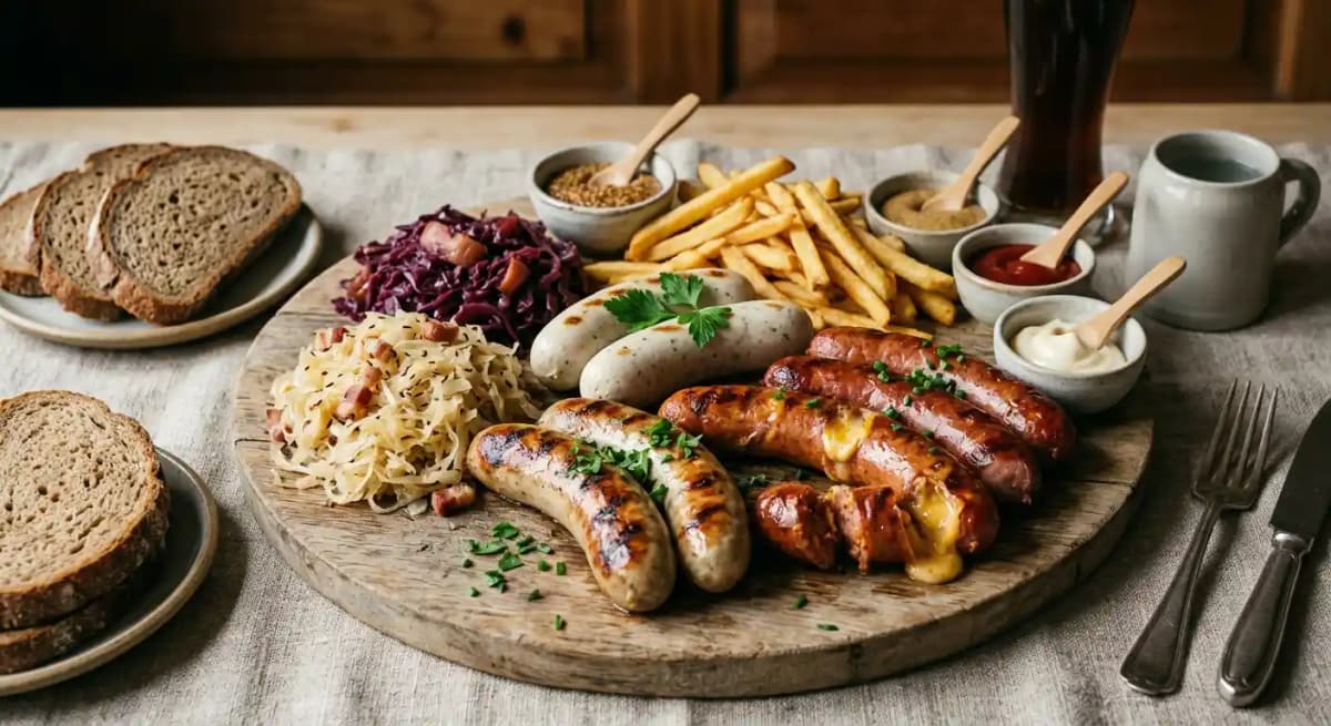 German Wurst Platter