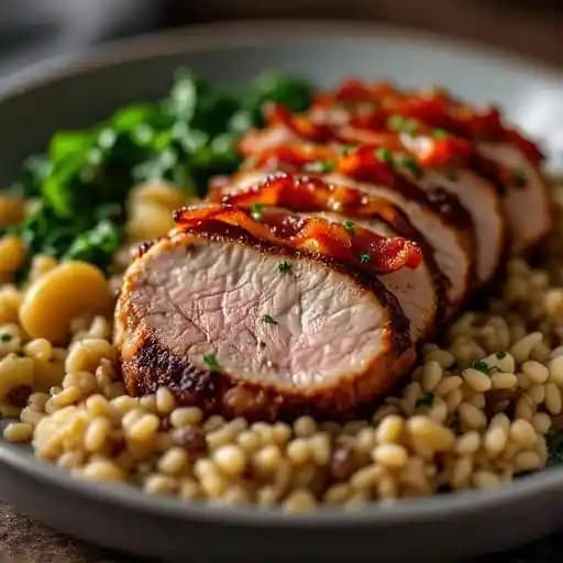Roasted Duck Breast & Bacon*