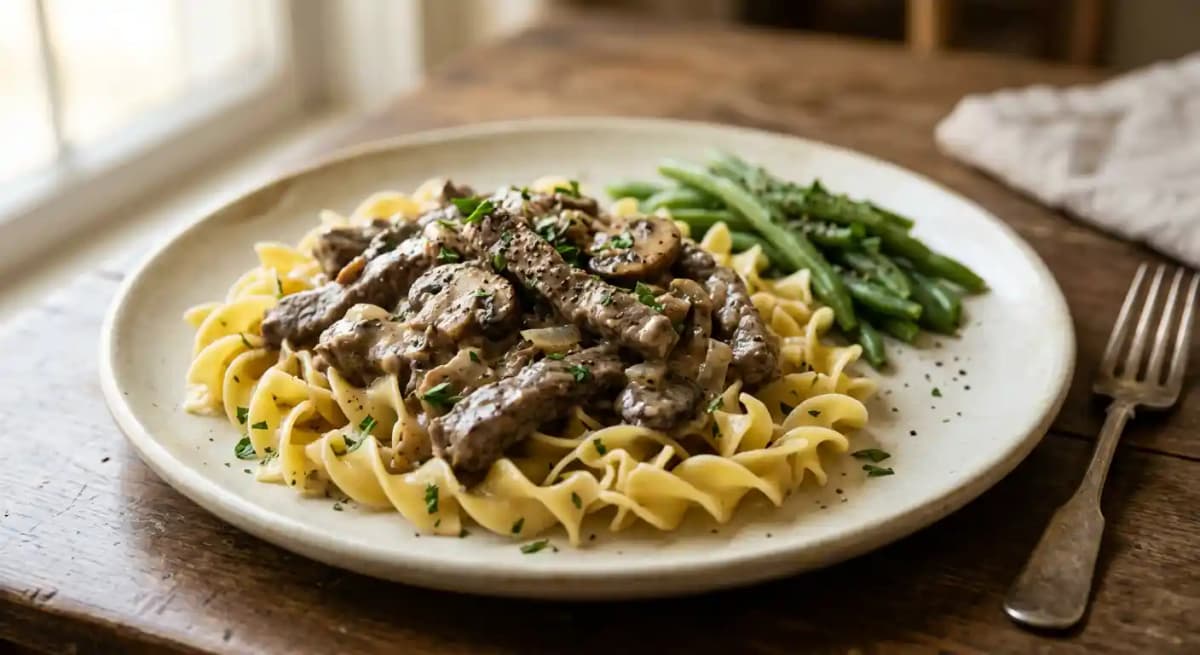 Beef Stroganoff