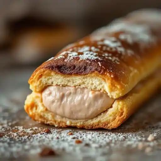 Éclair à la mousse de foie de canard
