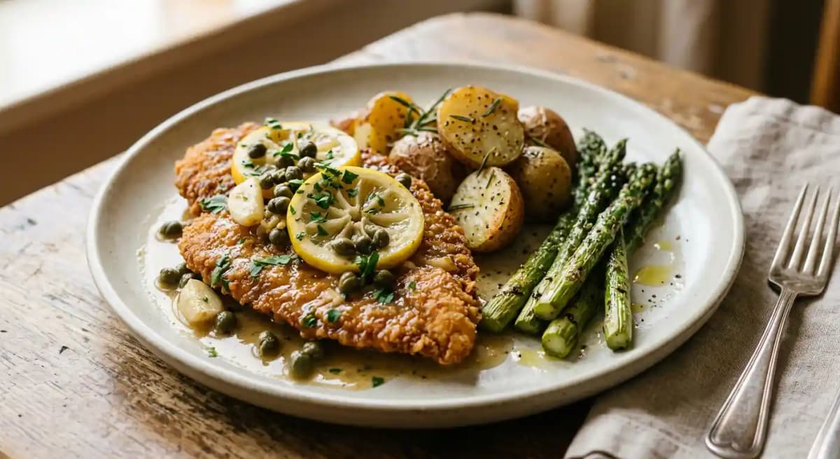 Skillet-Fried Chicken Paillard