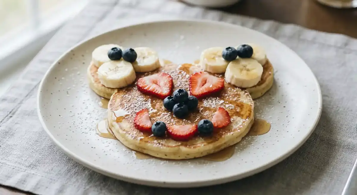 1 Mickey Mouse Fruity-Face Pancake