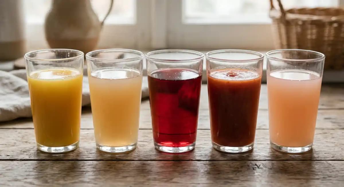 Juices (Orange, Apple, Cranberry, Tomato, Grapefruit)