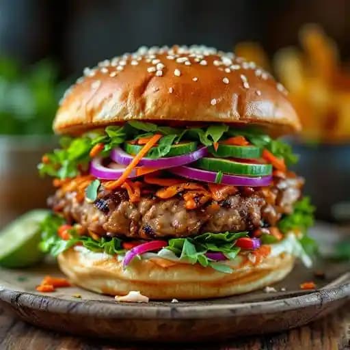Thai Pork Burger