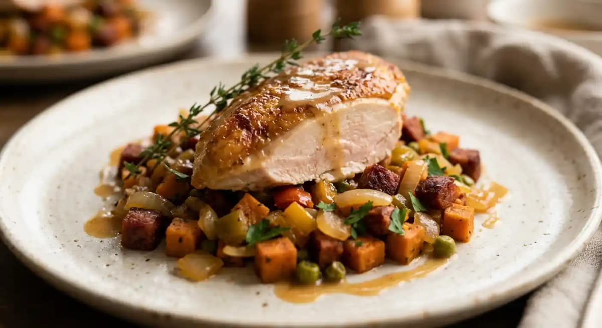 PAN ROASTED STATLER CHICKEN
