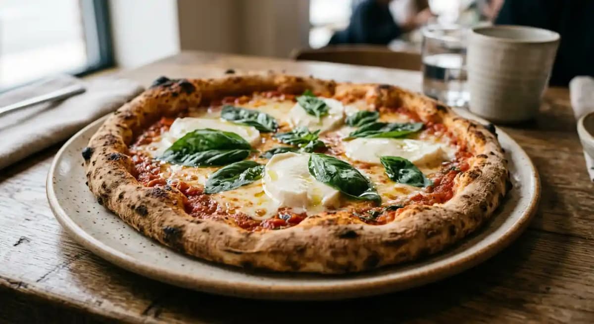 Pizza al Pomodoro e Mozzarella