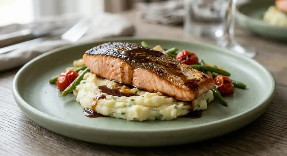 PAN SEARED WESTER ROSS SCOTTISH SALMON
