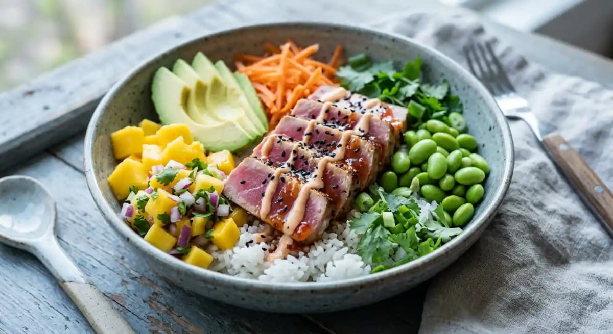 Mango Tuna Bowls