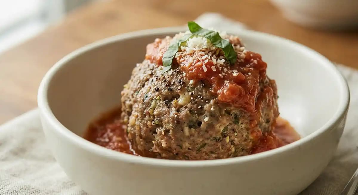 "Bocce Ball" style Meatball
