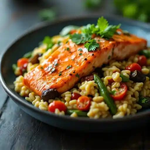 Ora King Salmon Thai Curry Risotto