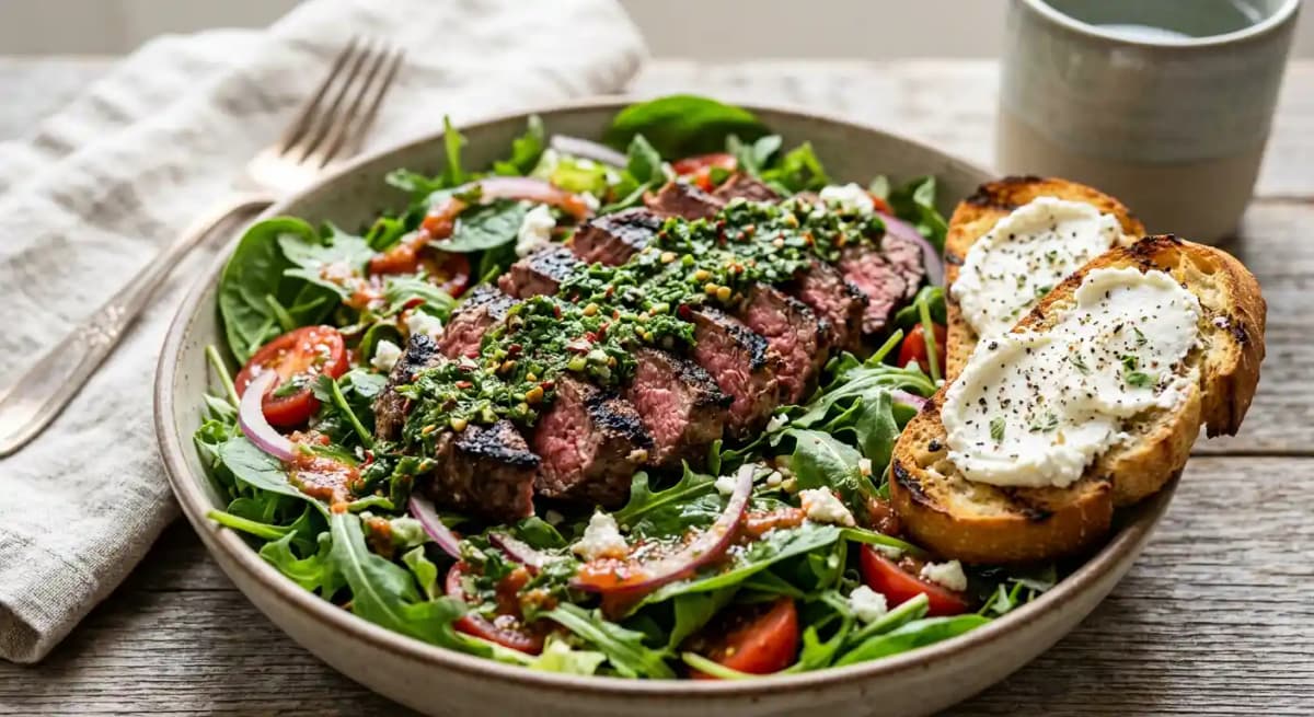 Chimichurri Steak Salad