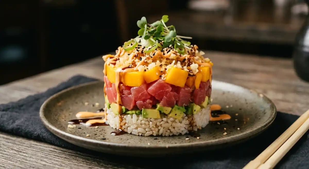 Tuna Sushi Stack