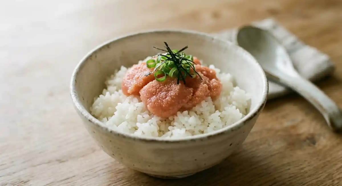 Mentaiko Rice (Spicy Cod Roe)