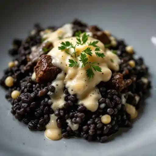 Black Rice & Oxtail Risotto