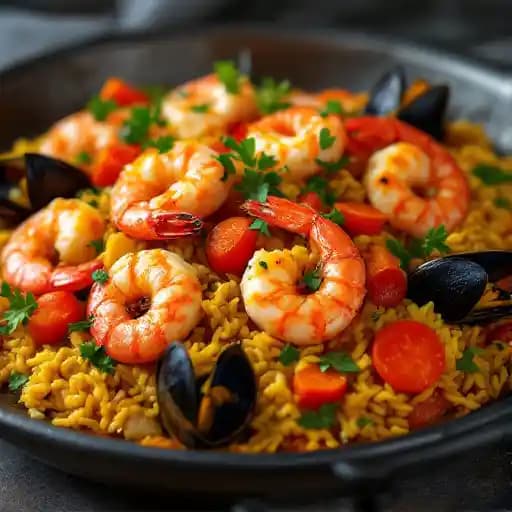 Spanish Seafood Paella