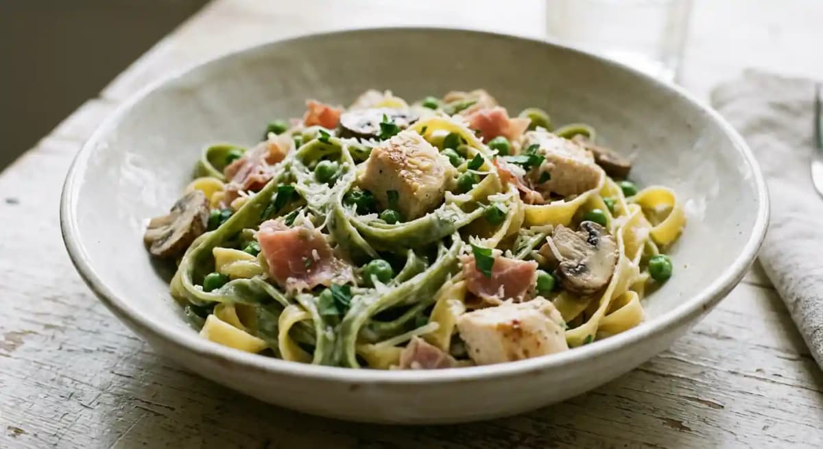Paglia e Fieno con Pollo