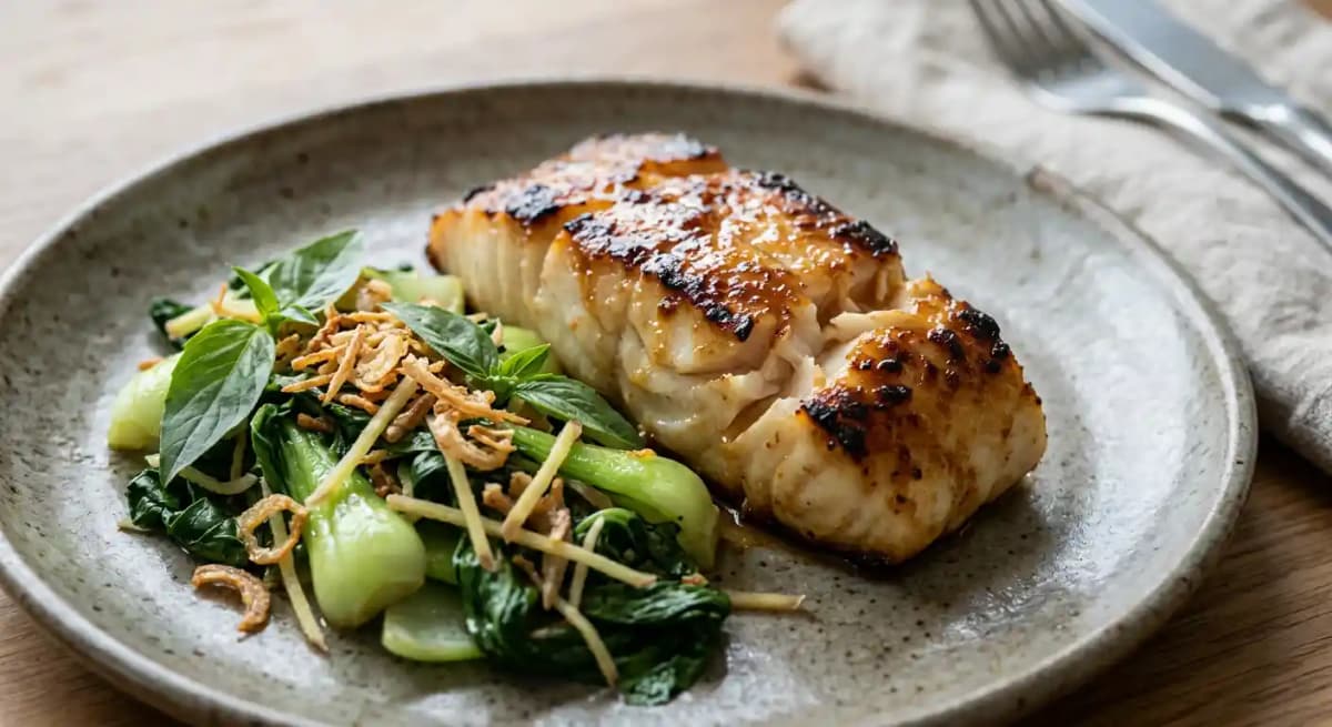 Miso Glazed Chilean Sea Bass*