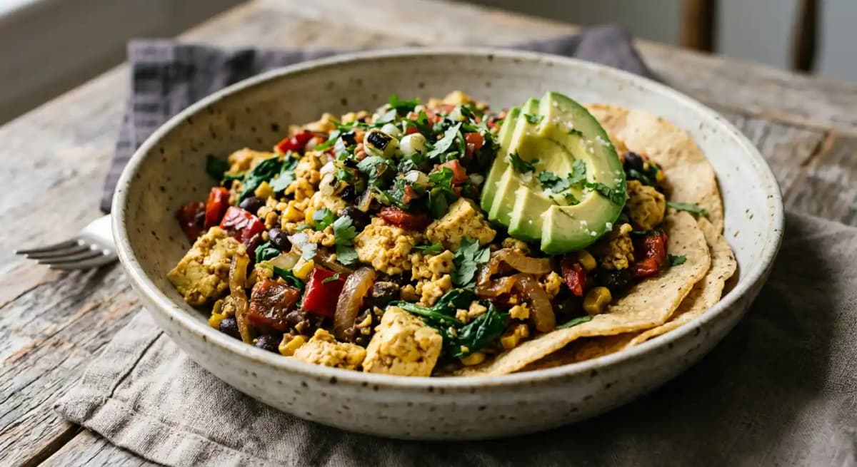 Southwest Tofu Scramble