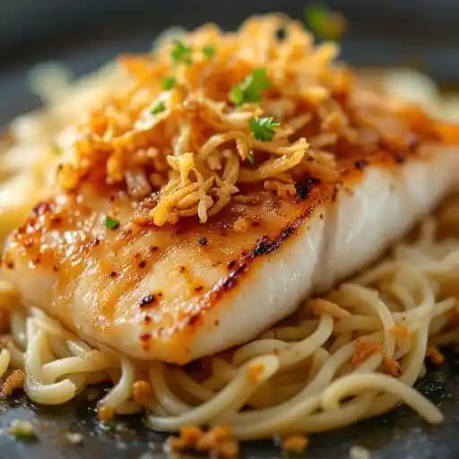 Hamachi with Crispy Onions