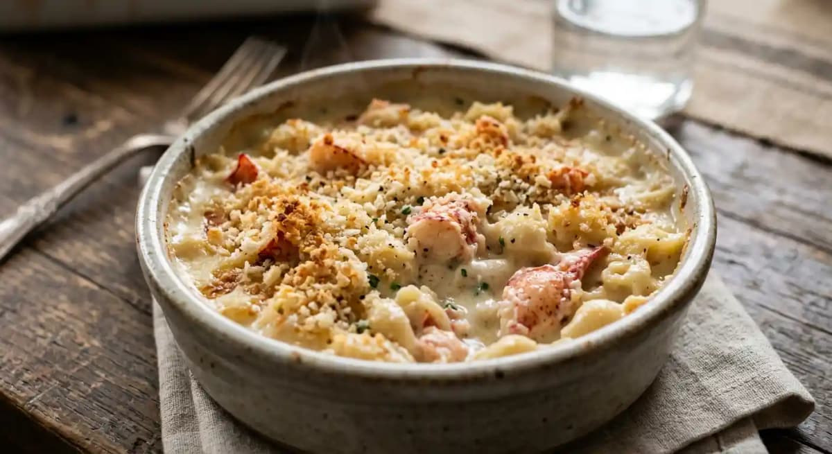 White Cheddar Lobster Mac & Cheese
