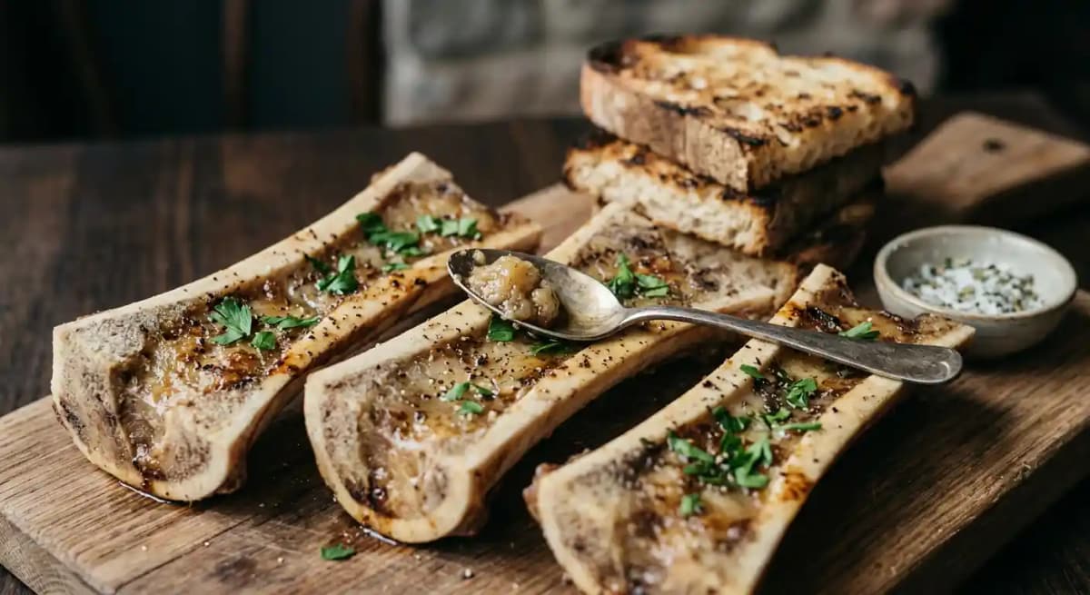 BOURBON-CURED BONE MARROW