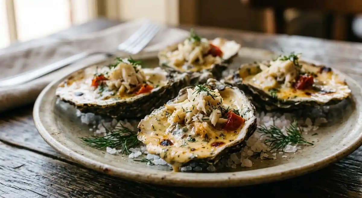 FIRE-ROASTED OYSTERS LAFITTE