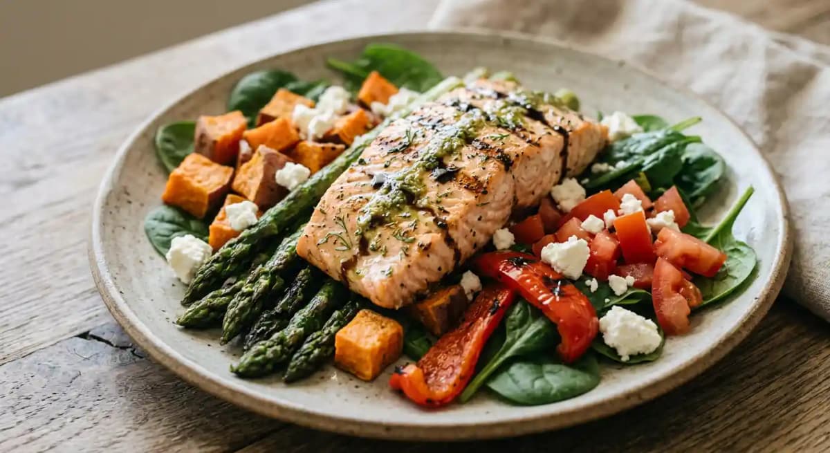 Grilled Salmon Fresca