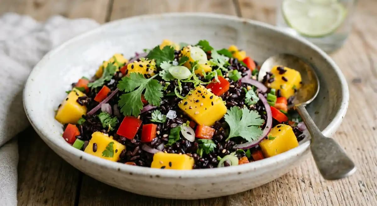 Mango Black Rice Salad