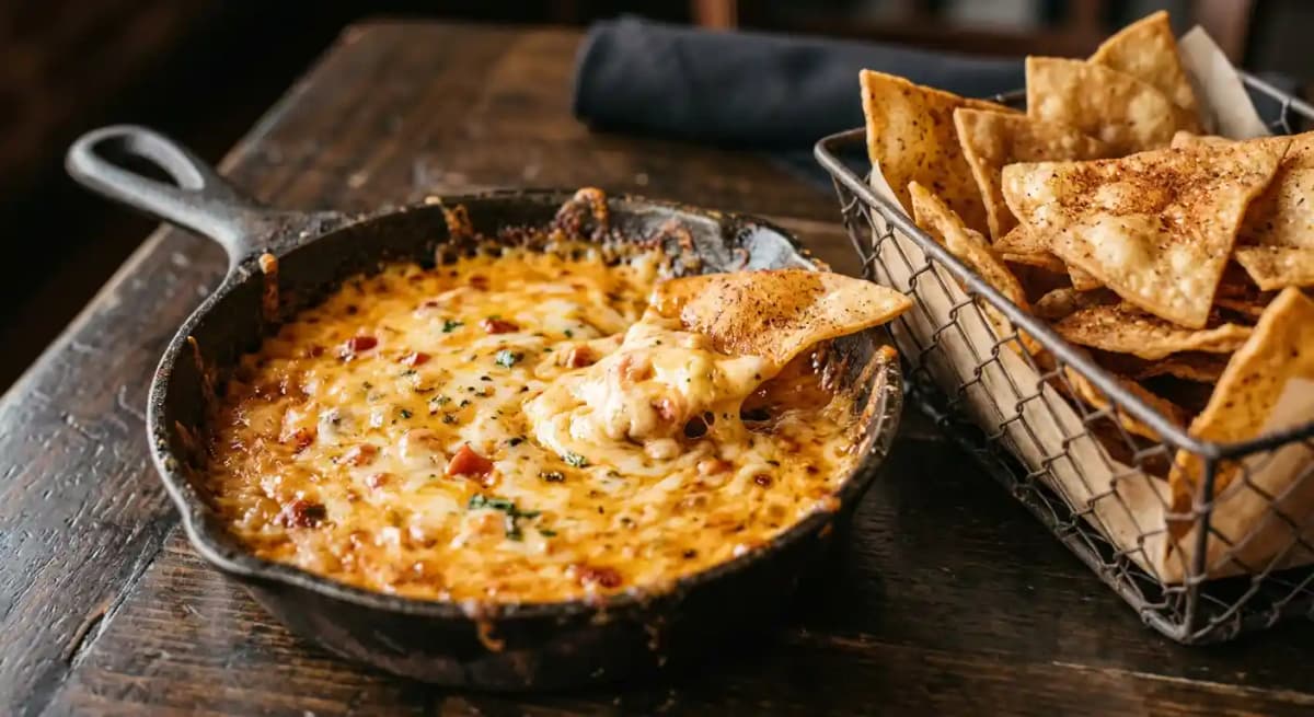 Cast Iron Pimento Cheese Dip