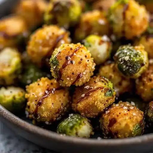 Salt & Pepper Crispy Brussels Sprouts