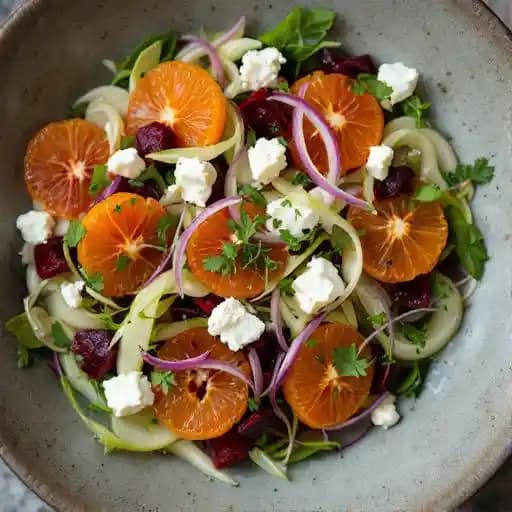 Blood Orange Fennel & Beet Salad