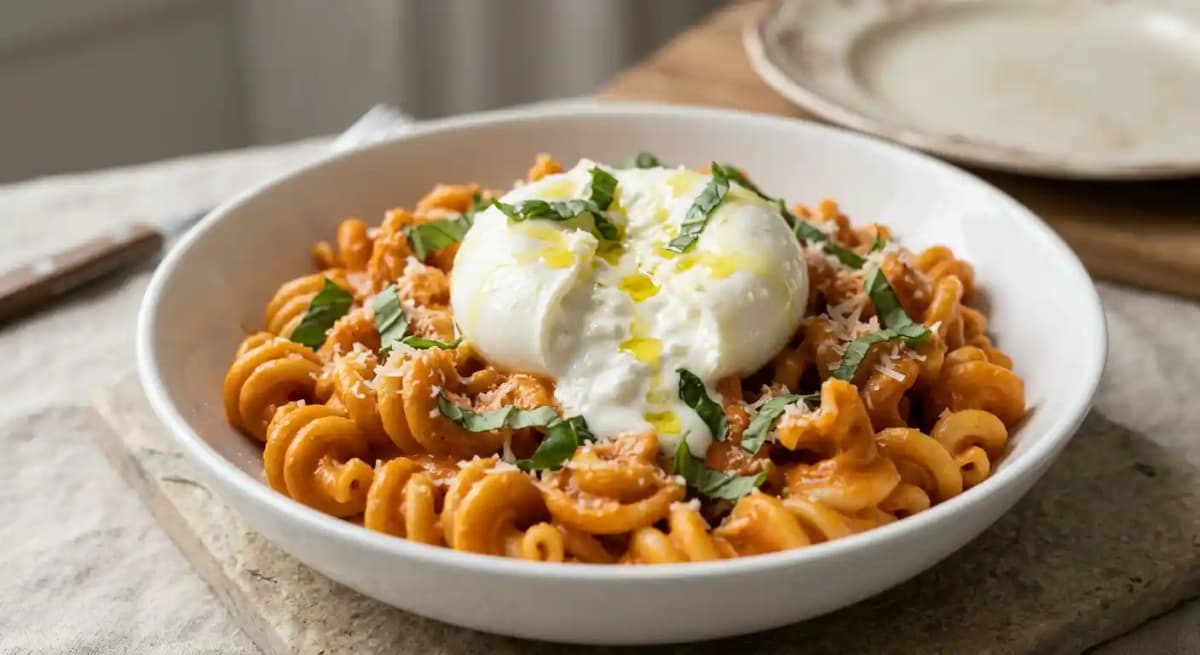 BURRATA ALLA VODKA