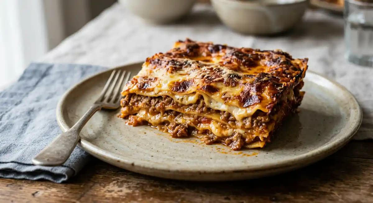 TWICE-BAKED MEAT LASAGNA