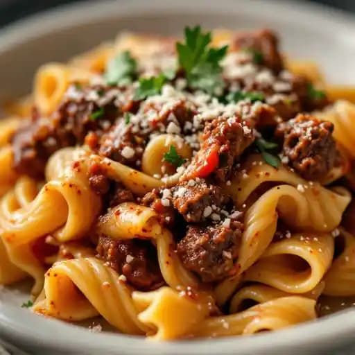 Ziti, Chefs Beef Ragu, Pecorino