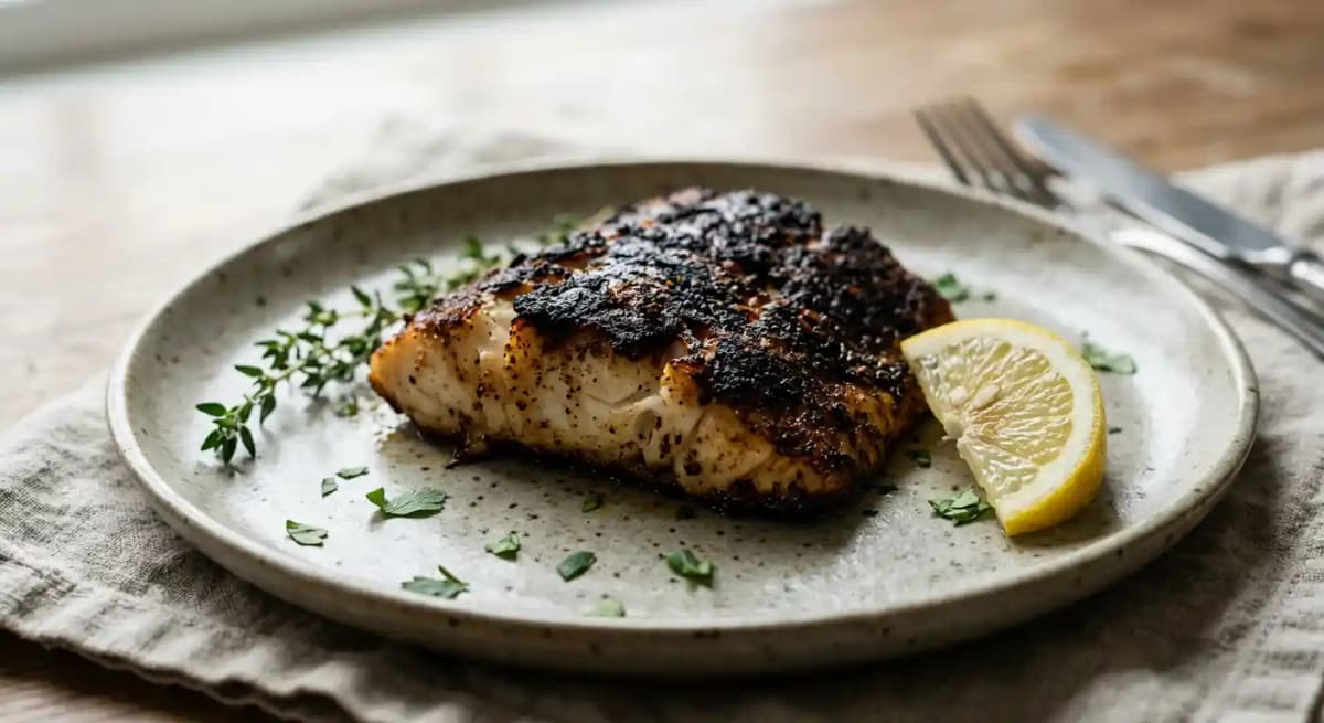 Blackened Cod