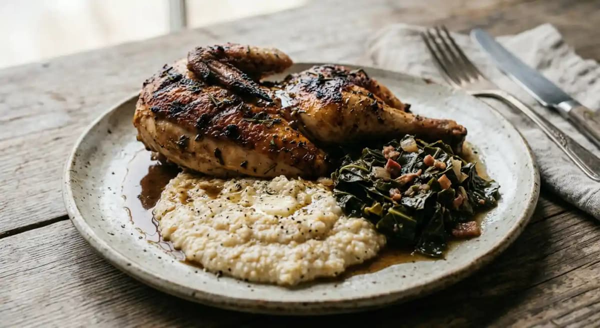 Oak Grilled Half Chicken