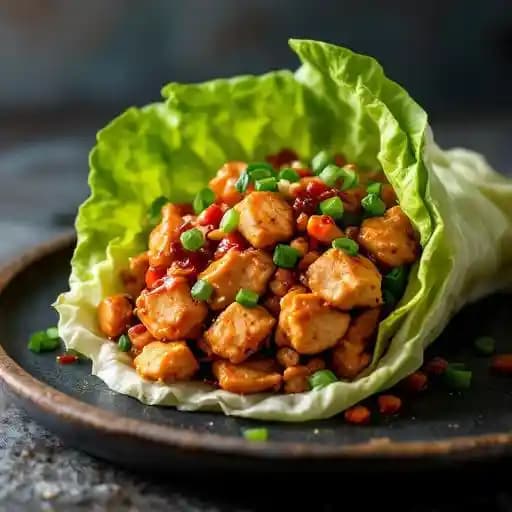 CRISPY CHICKEN LETTUCE WRAPS