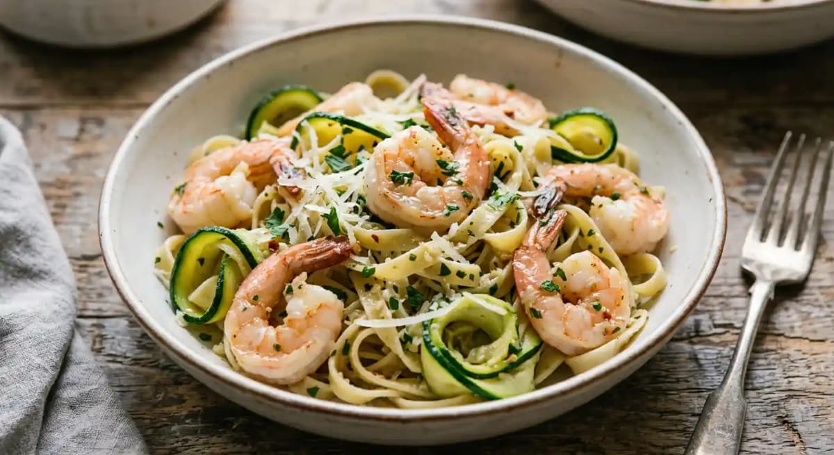 Shrimp Scampi Zucchini
