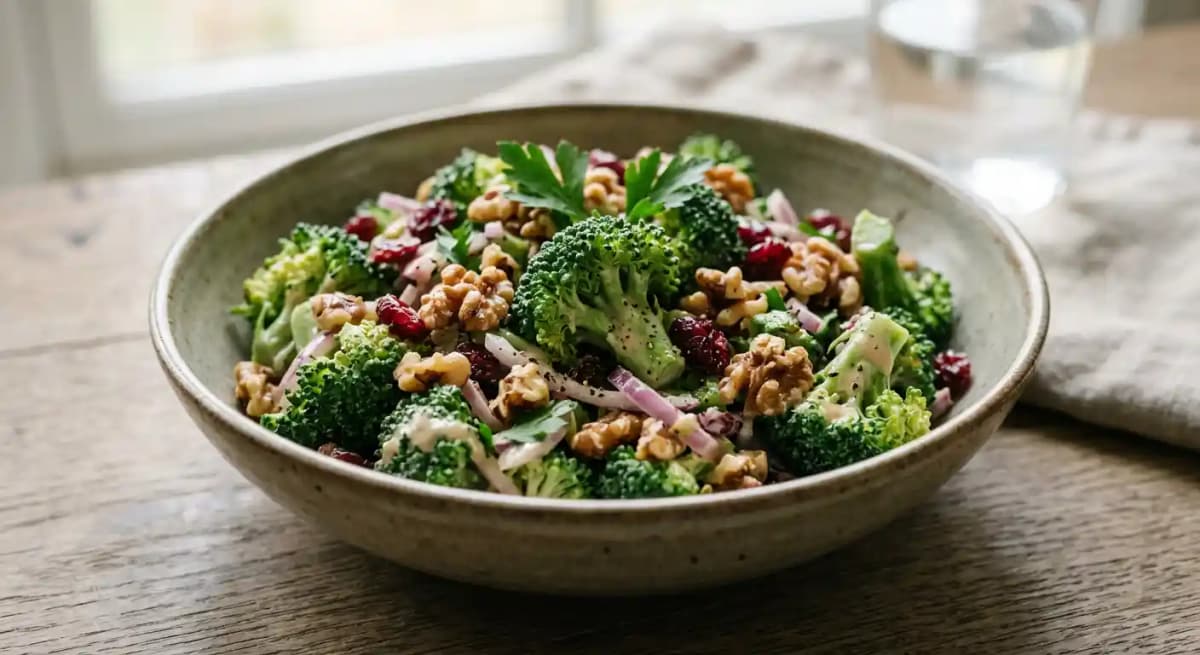 Broccoli & Walnut Salad