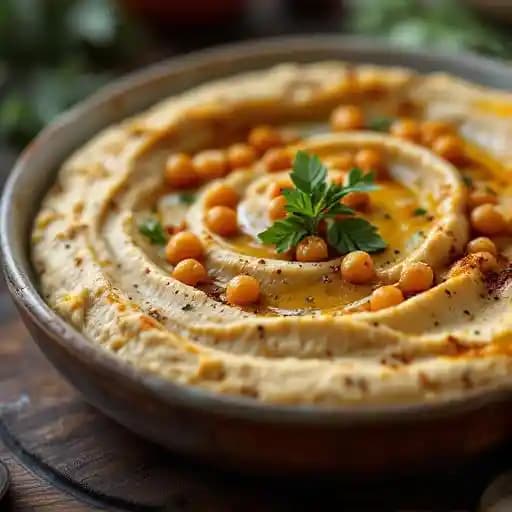 Turkish Baked Hummus
