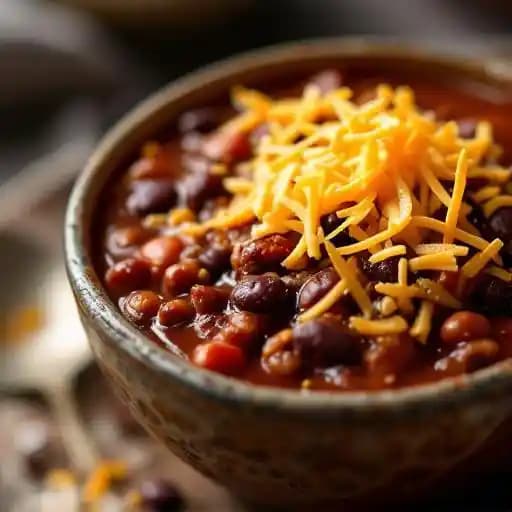 CUP OF HAUS RED BEAN BEEF CHILI