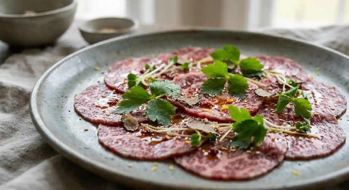 Carpaccio* (wagyu beef)