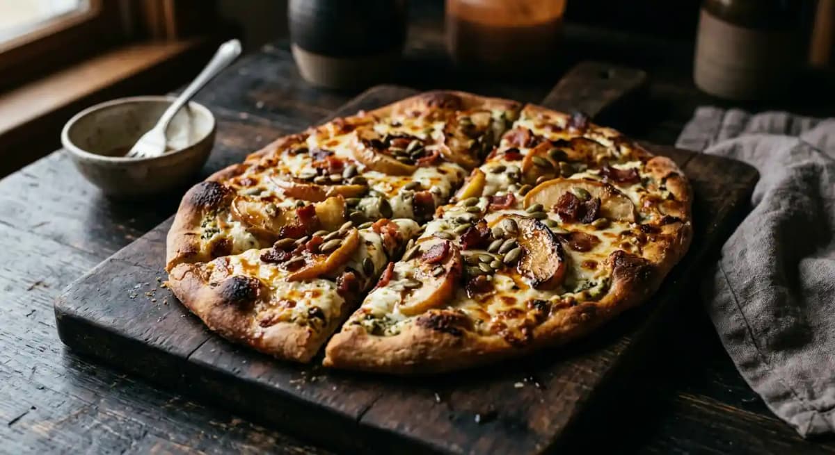 Feta Apple Flatbread