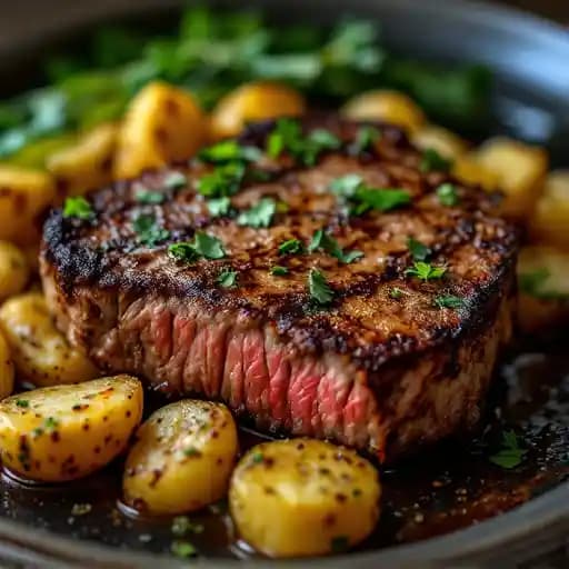 Coffee-Rubbed NY Strip