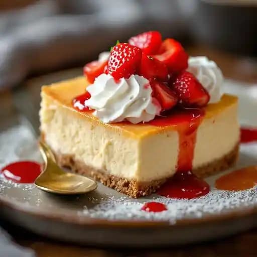 Créme Brûlée Cheesecake - Half Order